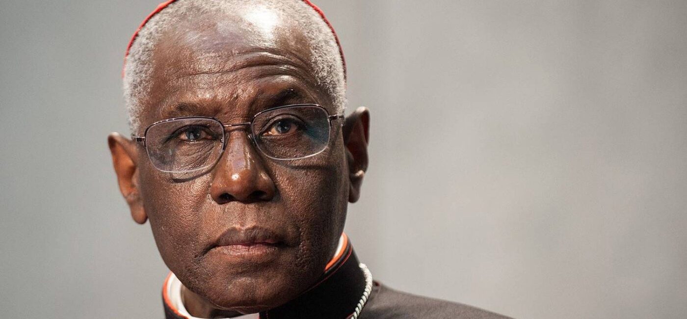Cardinale Robert Sarah durante la conferenza Europa e Africa