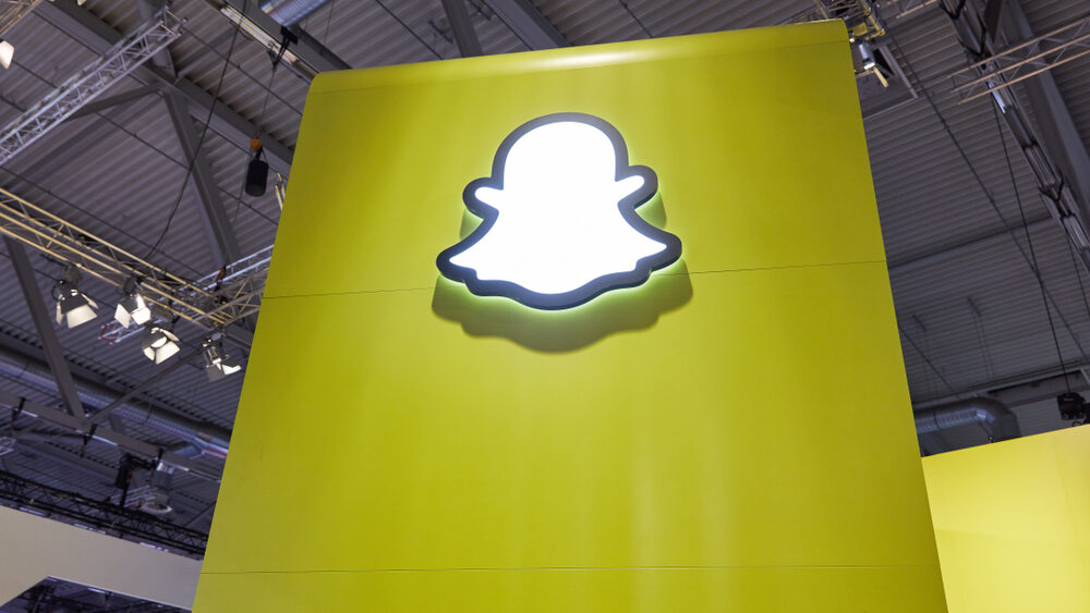 Logo Snapchat con musica