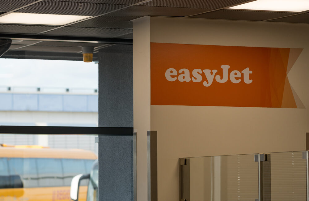 easyJet aereo in volo