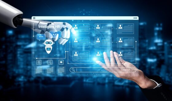 Rappresentazione grafica dell'intelligenza artificiale e della sicurezza dei dati