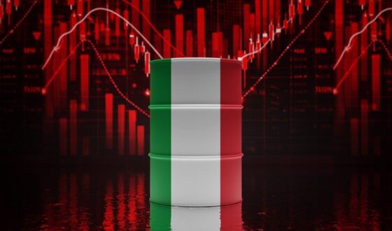 Grafico dell'andamento del PIL italiano