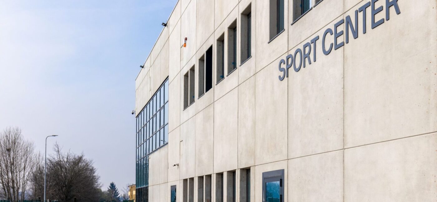 Esterno del Santa Corinna Sport Center